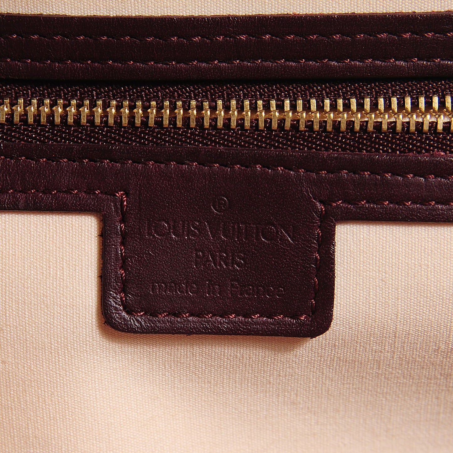 Mini Monogram Alma Long Cherry