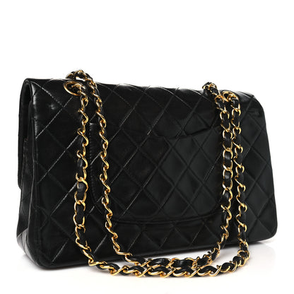 Chanel Lambskin Quilted Medium Double Flap Black 4 of 19