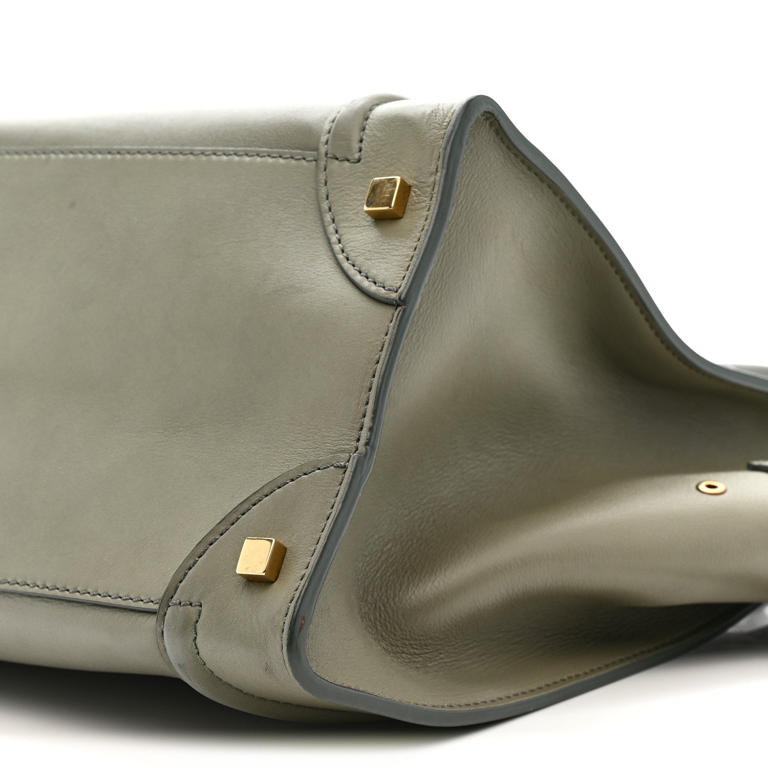 Celine Smooth Calfskin Mini Luggage Almond 10 of 19