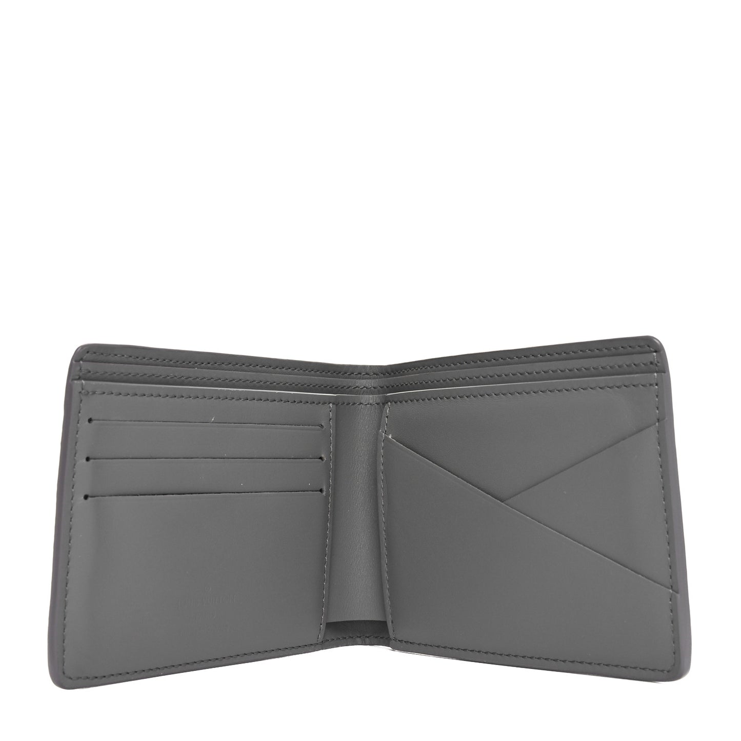 Calfskin Monogram Shadow Multiple Wallet Anthracite Gray