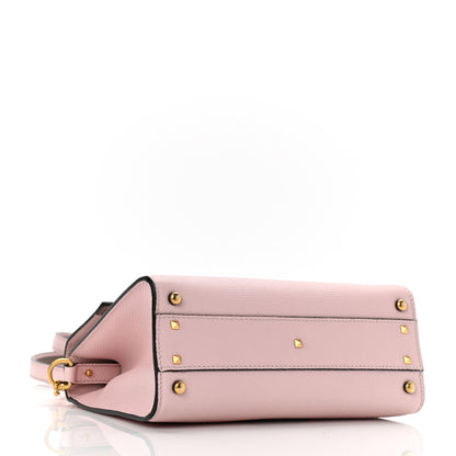 Valentino Garavani Grainy Calfskin Small VSling Top Handle Bag Rose Quartz 3 of 9