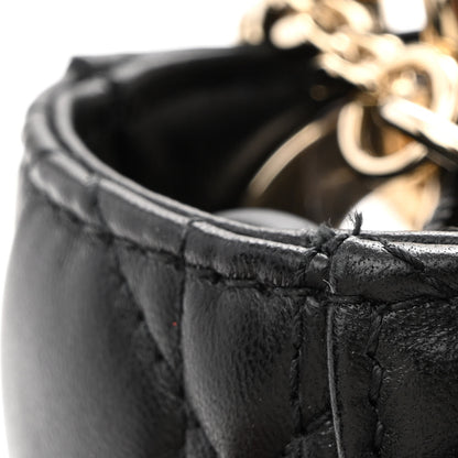 Christian Dior Lambskin Cannage Mini Lady Dior Black 13 of 13