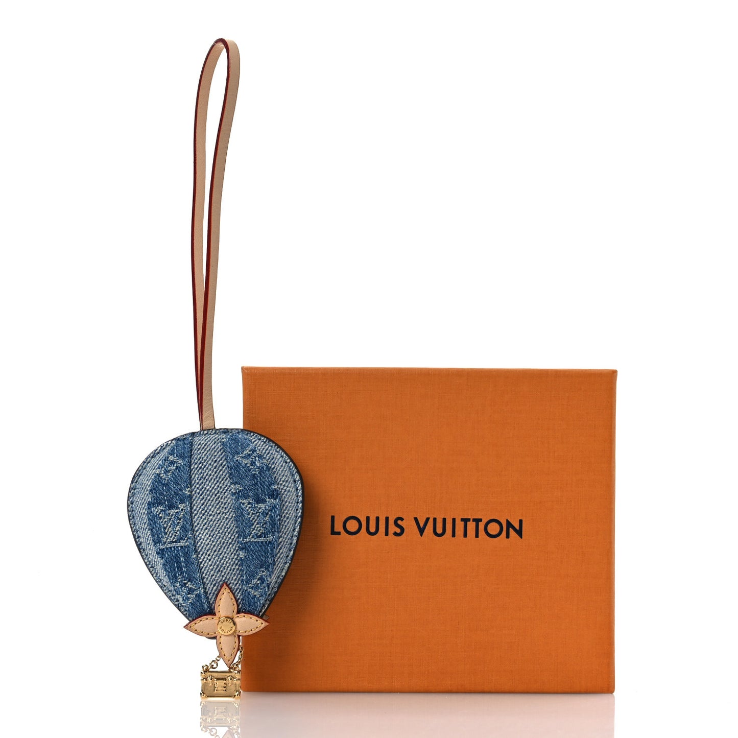 Monogram Denim LV Sky Bag Jewel Blue