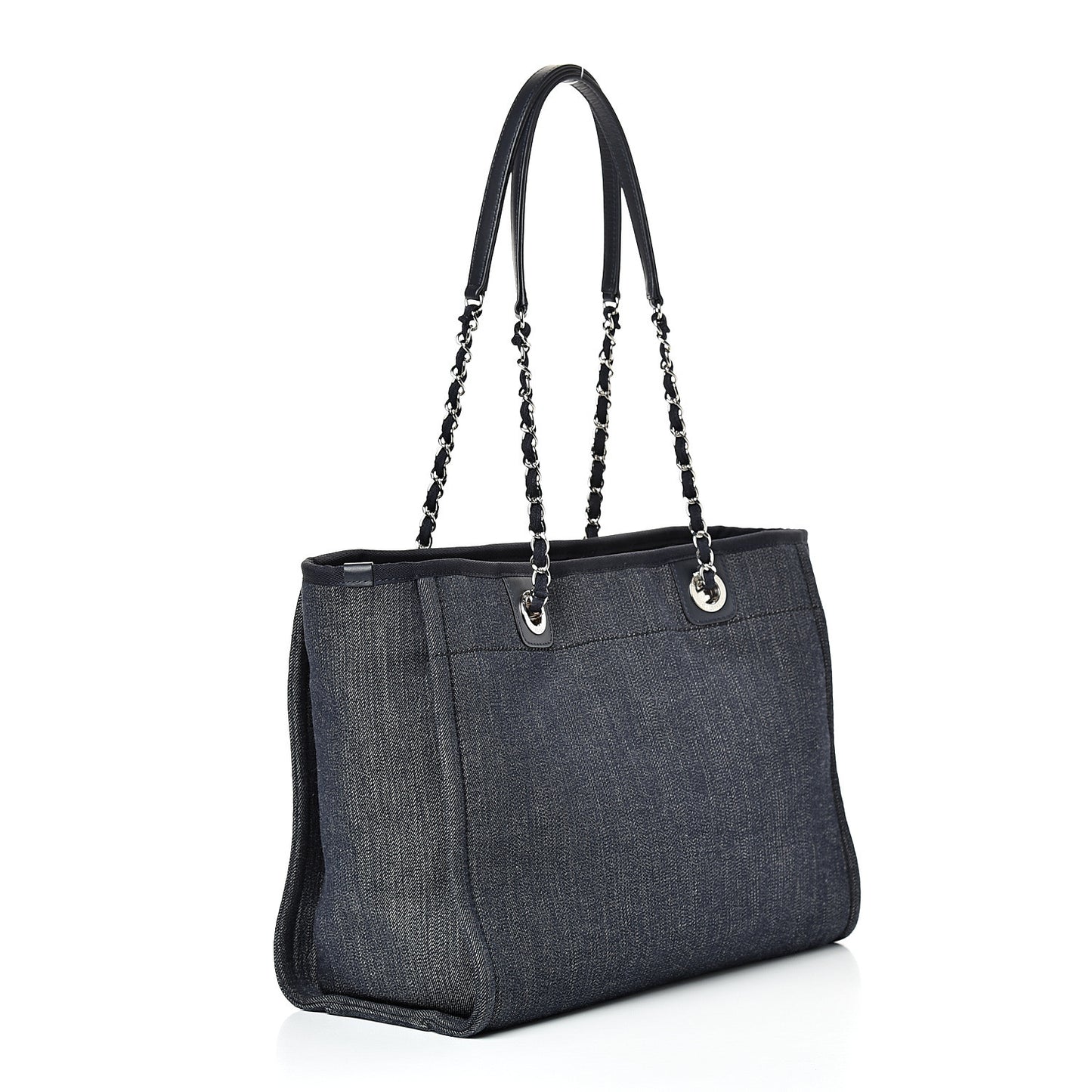 Denim Small Deauville Tote Dark Blue
