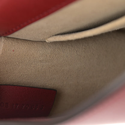 Chloe Calfskin Suede Small Nile Bracelet Bag Intense Red 7 of 12