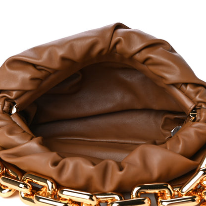 Bottega Veneta Calfskin The Pouch Chain Teak 4 of 4