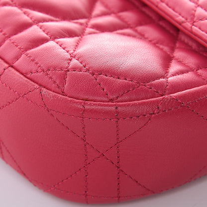Christian Dior Lambskin Cannage Miss Dior Promenade Pouch Fuchsia 9 of 16