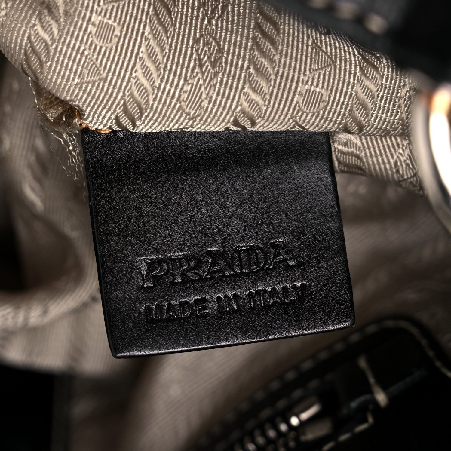 Prada Jacquard Logo Hobo Corda Bruciato 5 of 10