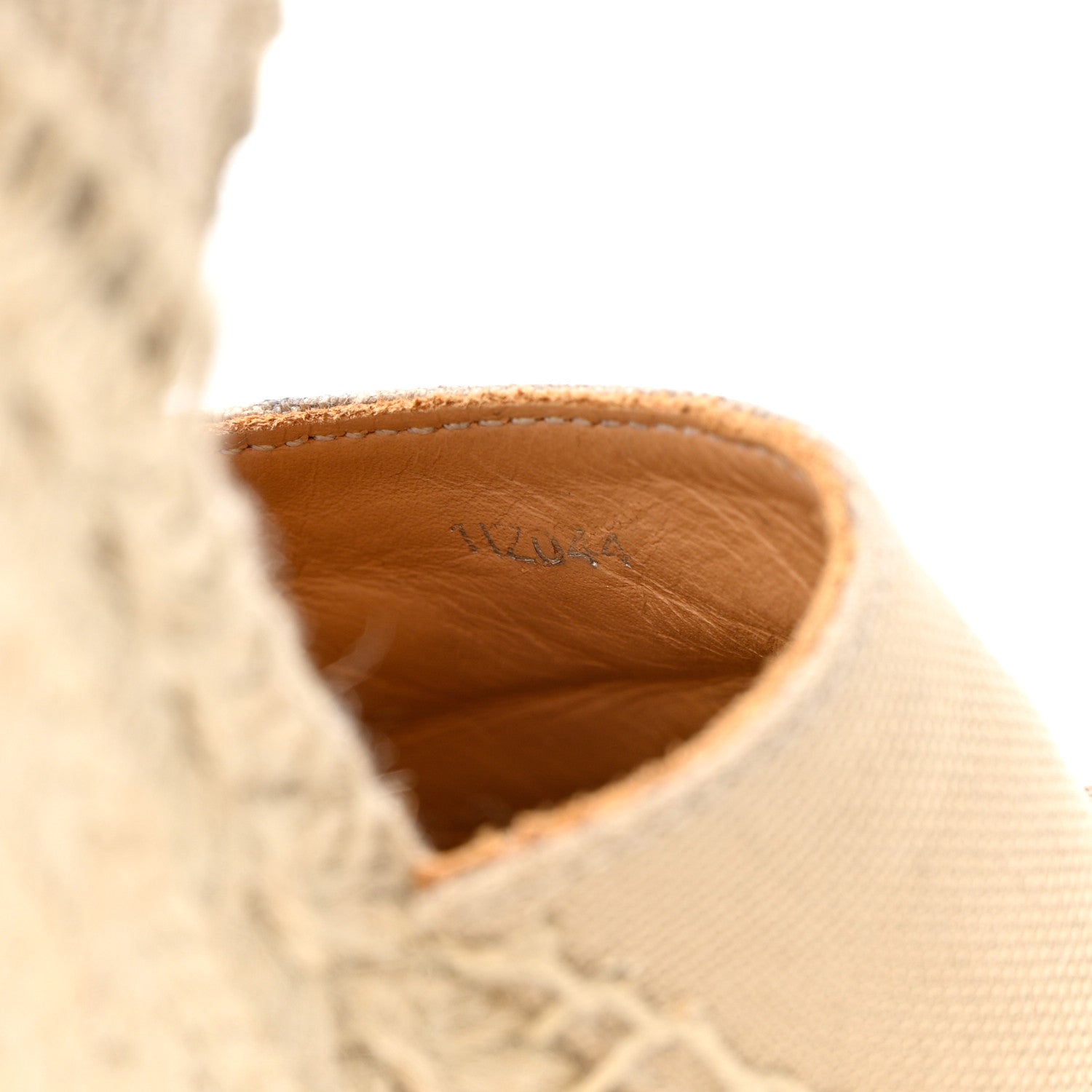 Prada Linen Logo Espadrille 90mm Wedge Sandals 36 8 of 9