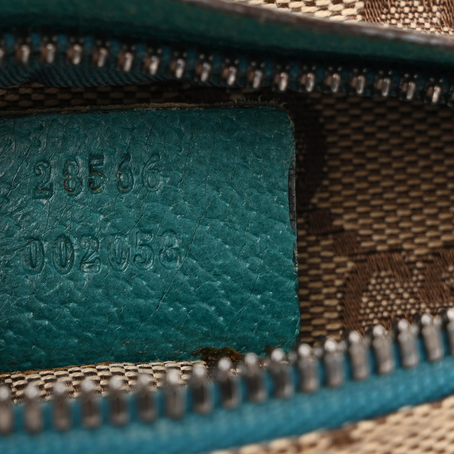 GG Monogram Web Double Pocket Belt Bag Turquoise