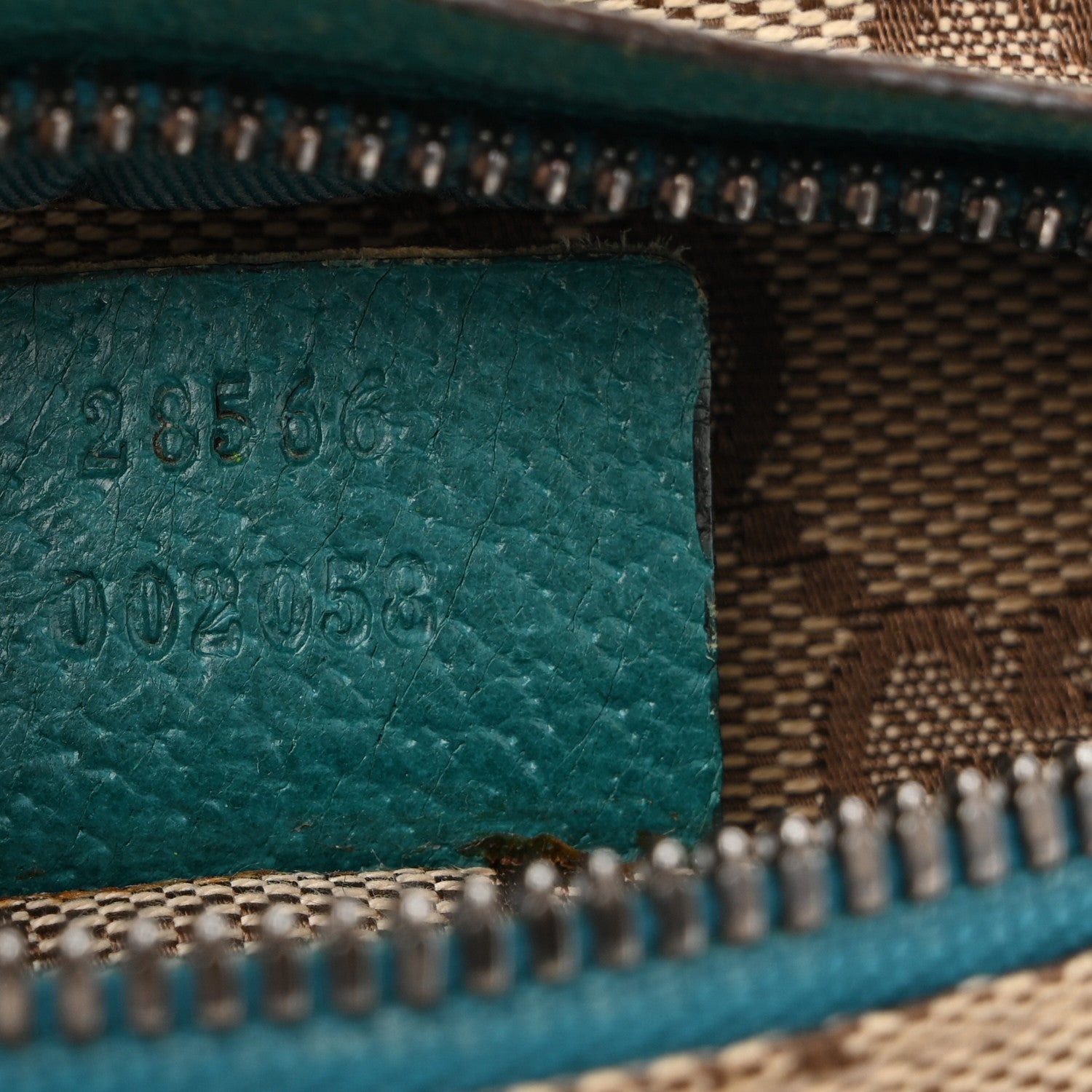 Gucci GG Monogram Web Double Pocket Belt Bag Turquoise 7 of 14