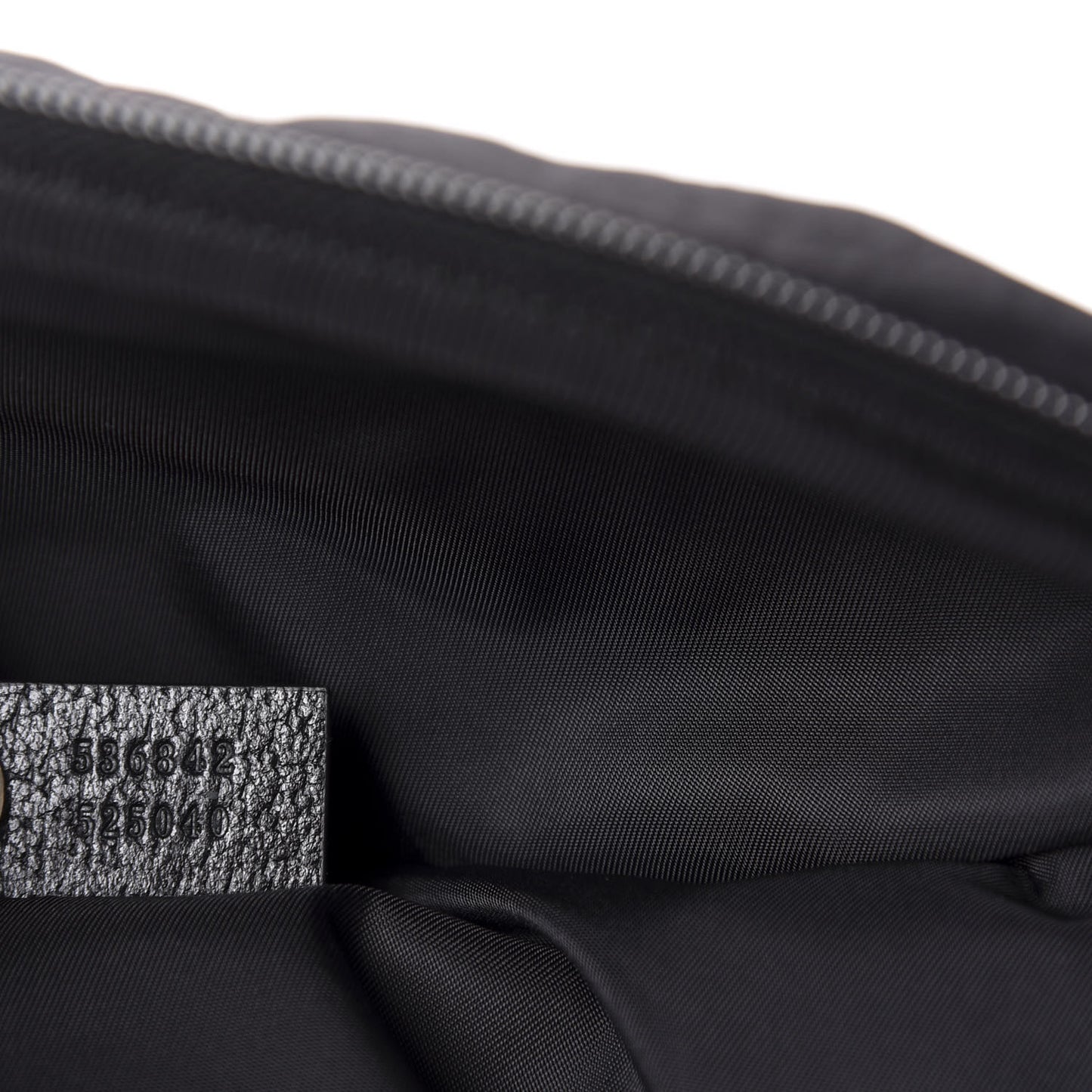 Nylon 80s Logo Patch Belt Bag Black