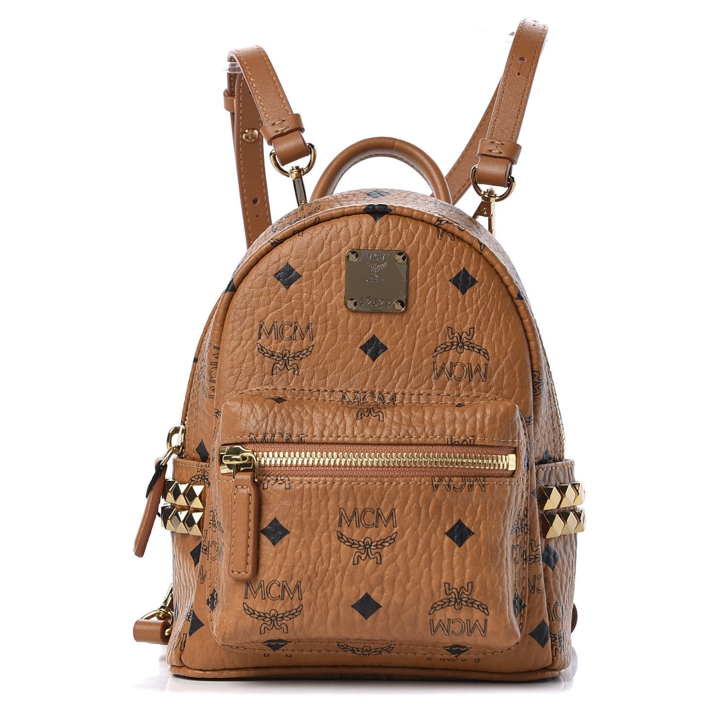 Visetos Side Stud X-Mini Stark Bebe Boo Backpack Cognac