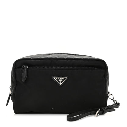 Prada Tessuto Nylon Clutch Wristlet Black 1 of 10