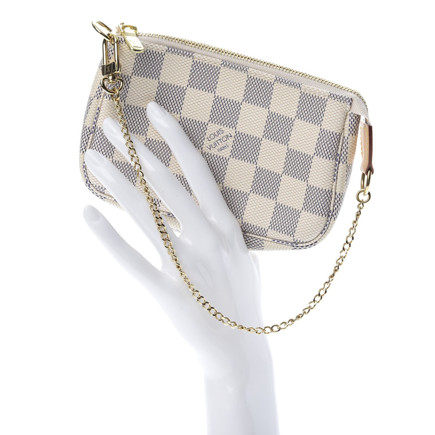 Louis Vuitton Damier Azur Mini Pochette Accessories 2 of 8