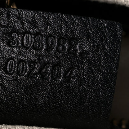 Gucci Pebbled Calfskin Medium Soho Chain Shoulder Bag Black 7 of 15