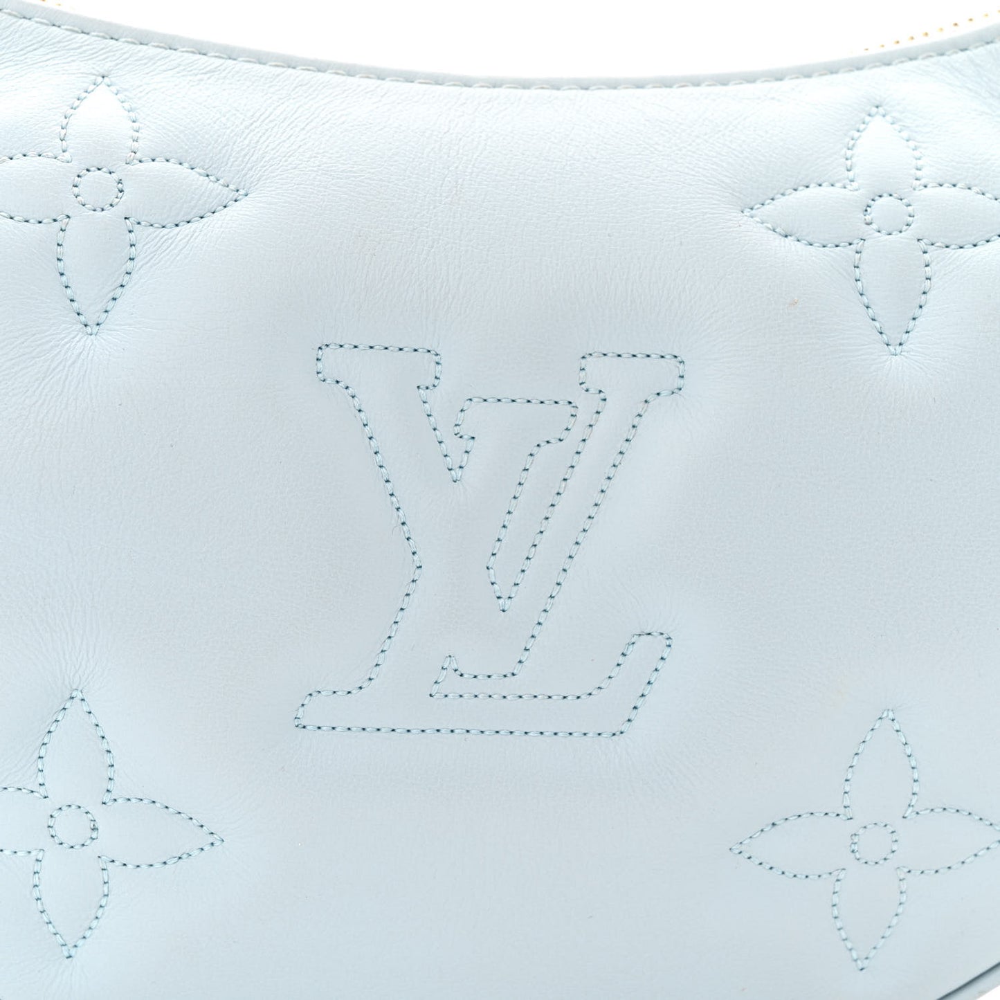 Calfskin Bubblegram Over The Moon Ice Blue