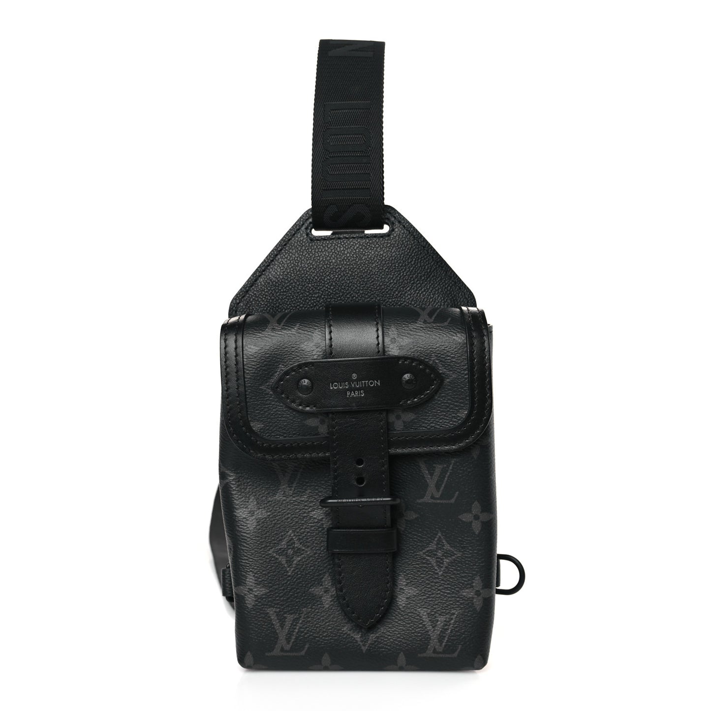 Monogram Eclipse Saumur Slingbag Black