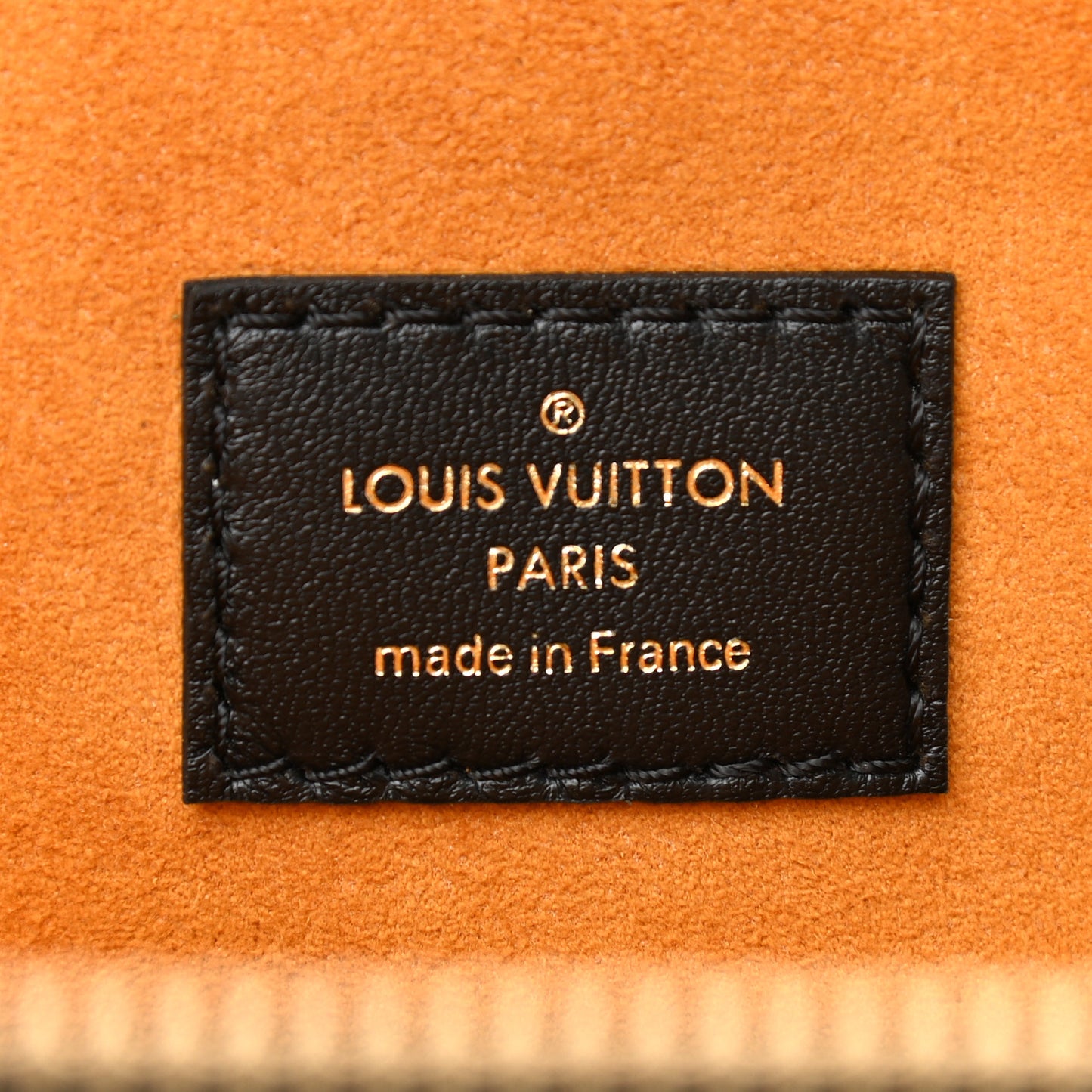 Lambskin Embossed Monogram Coussin MM Black