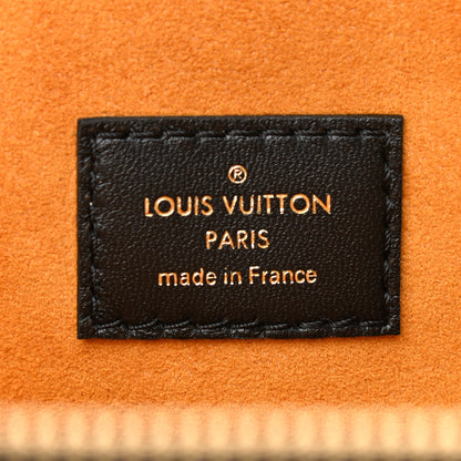 Louis Vuitton Lambskin Embossed Monogram Coussin MM Black 6 of 9