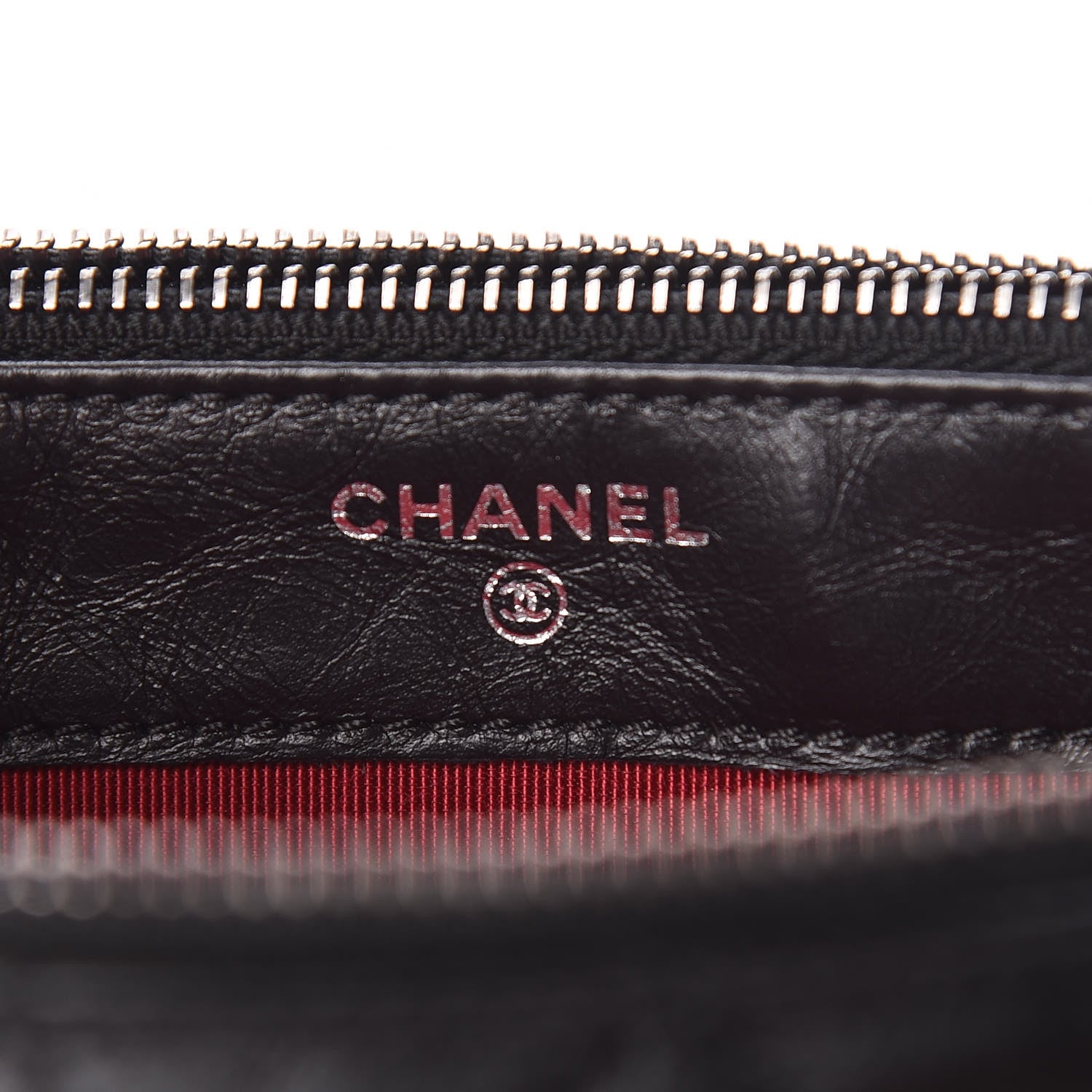 Chanel Aged Calfskin Quilted Small Gabrielle Clutch With Chain Black 8 of 14