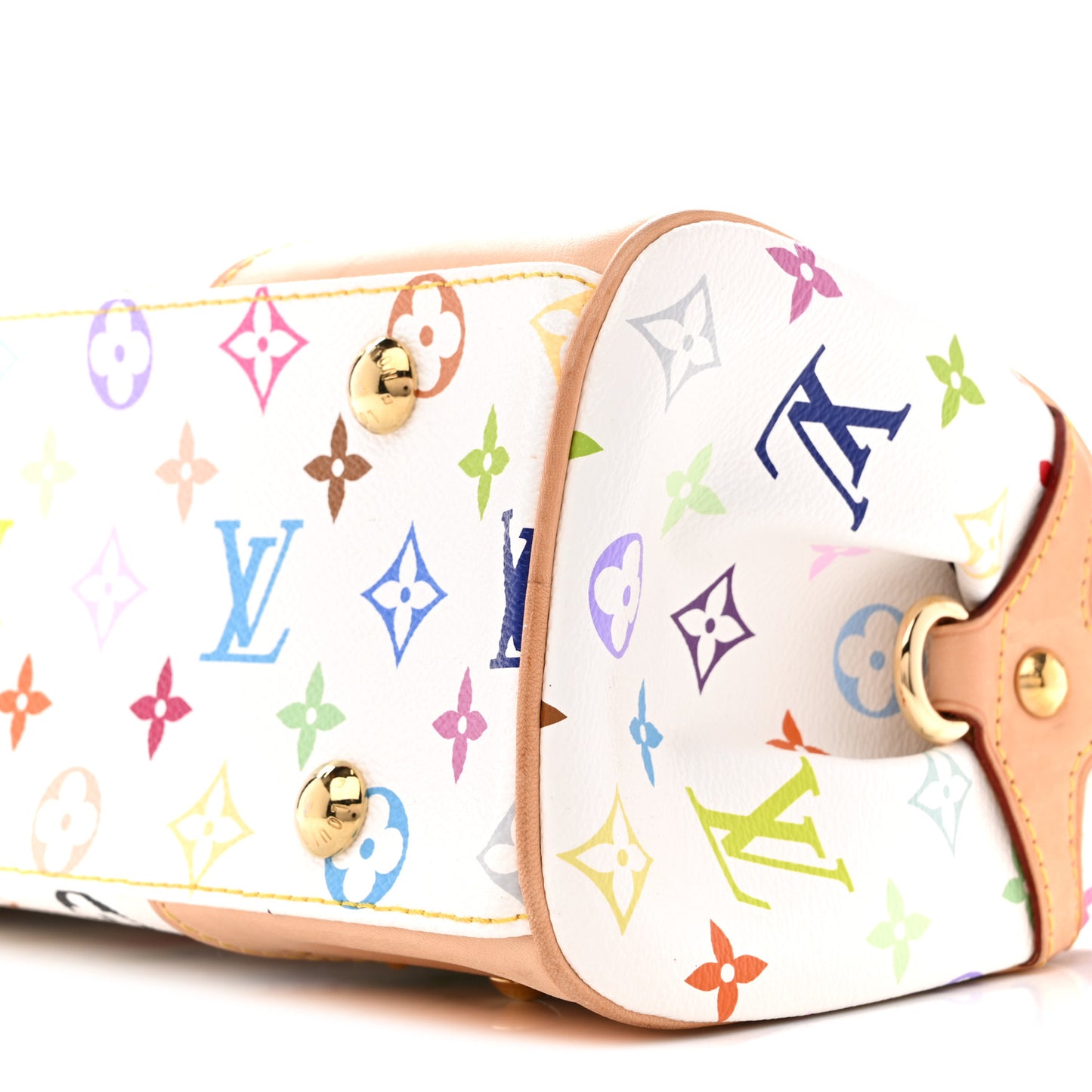 Monogram Multicolor Beverly MM White