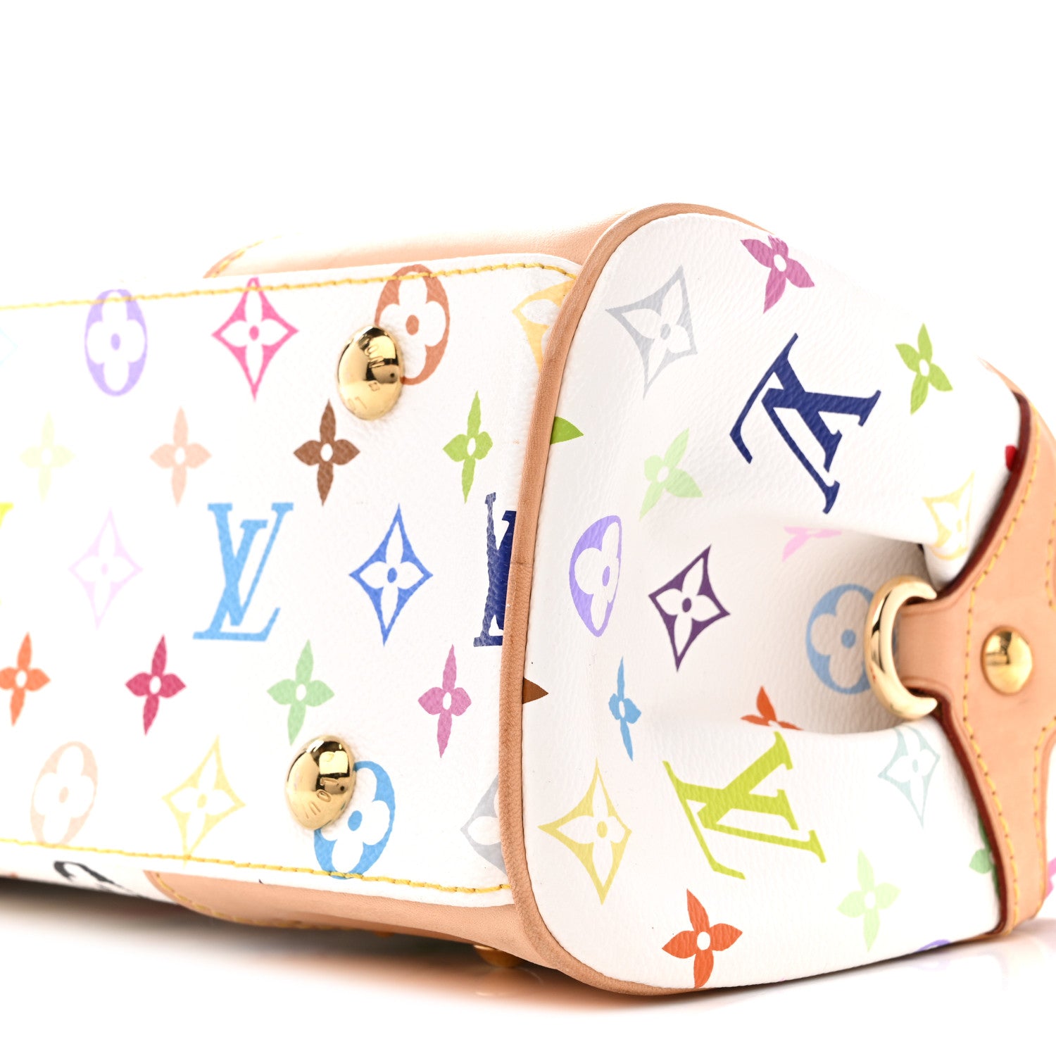Louis Vuitton Monogram Multicolor Beverly MM White 10 of 15