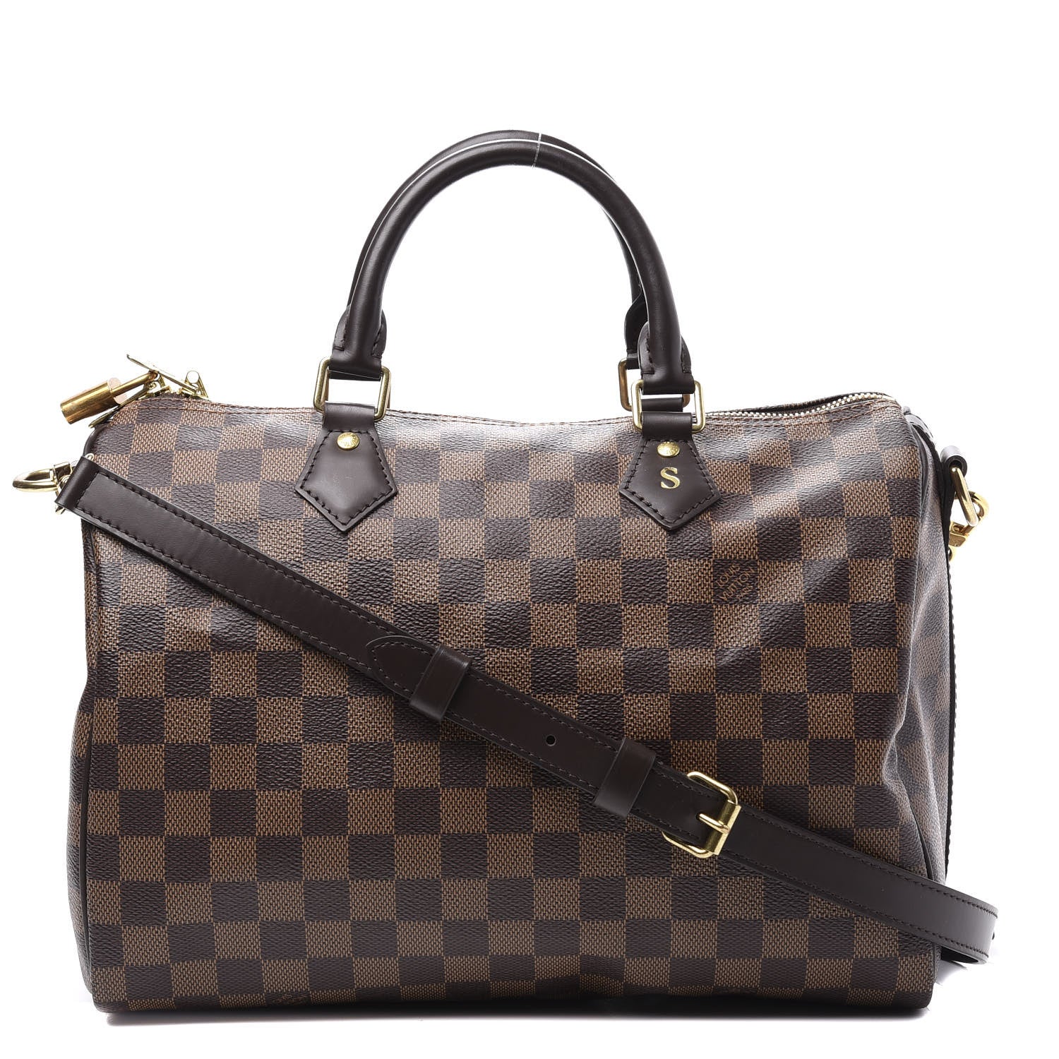 Louis Vuitton Damier Ebene Speedy Bandouliere 30 1 of 13