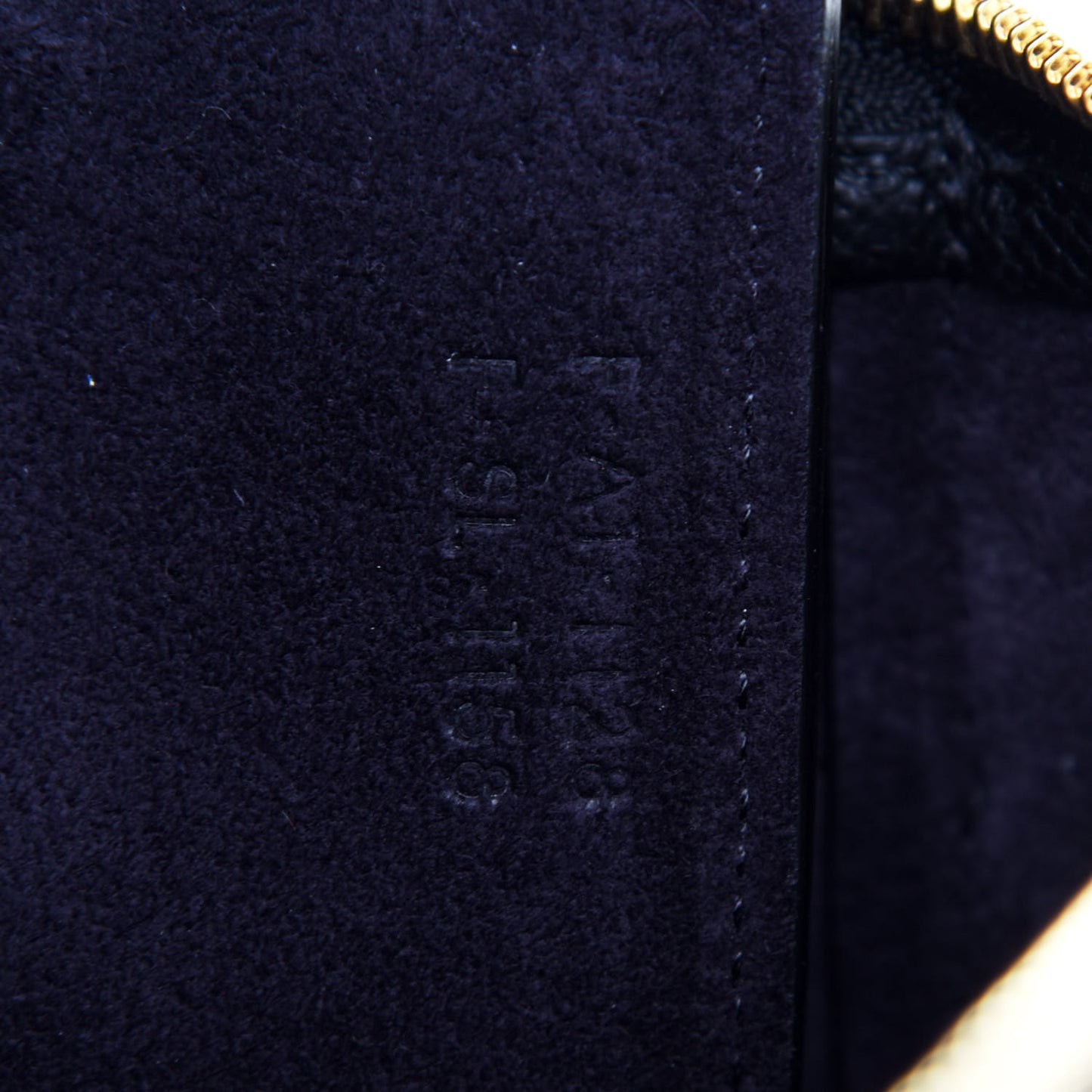 Grained Calfskin Micro Belt Bag Black