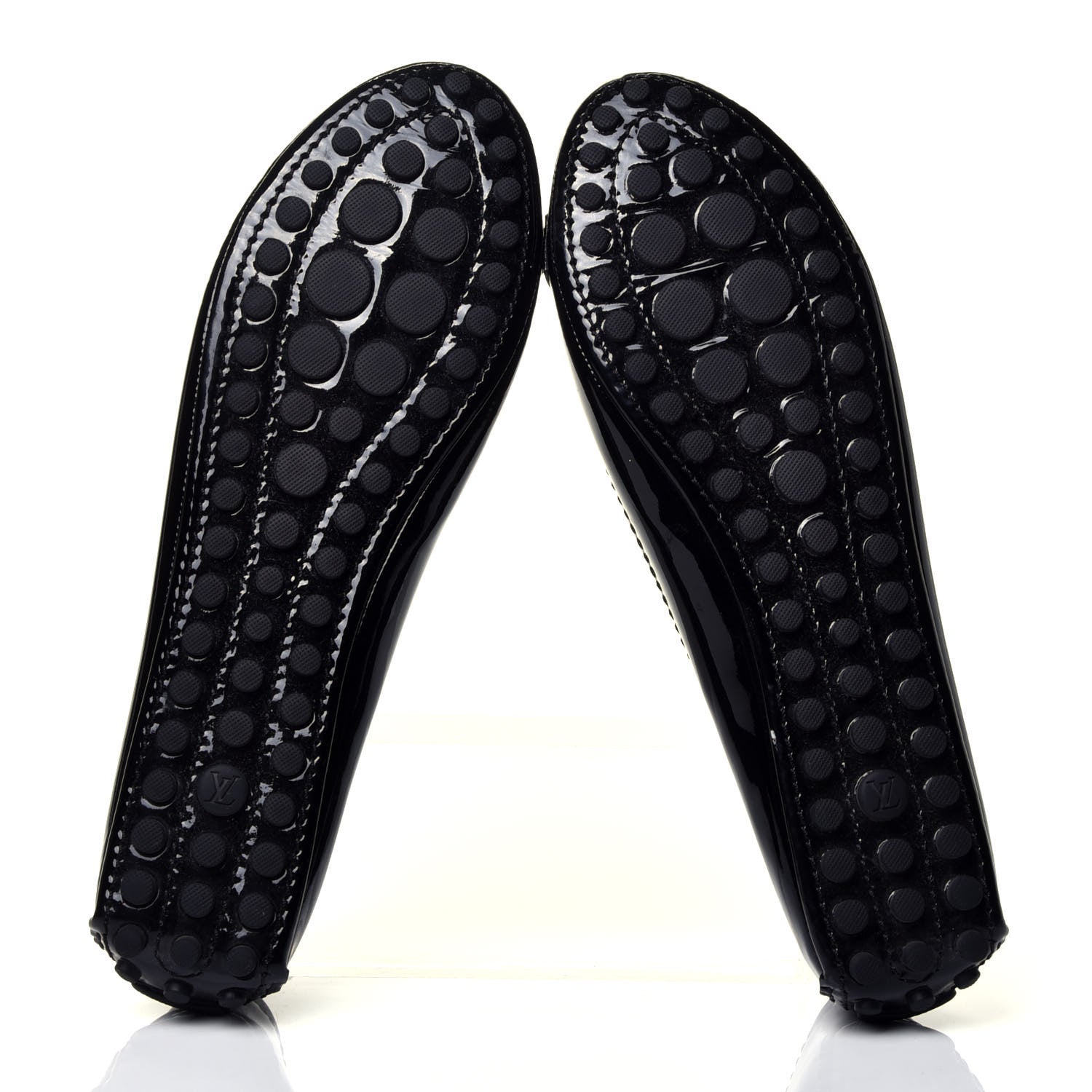 Louis Vuitton Patent Calfskin Oxford Ballerina Flats 36.5 Black 5 of 8