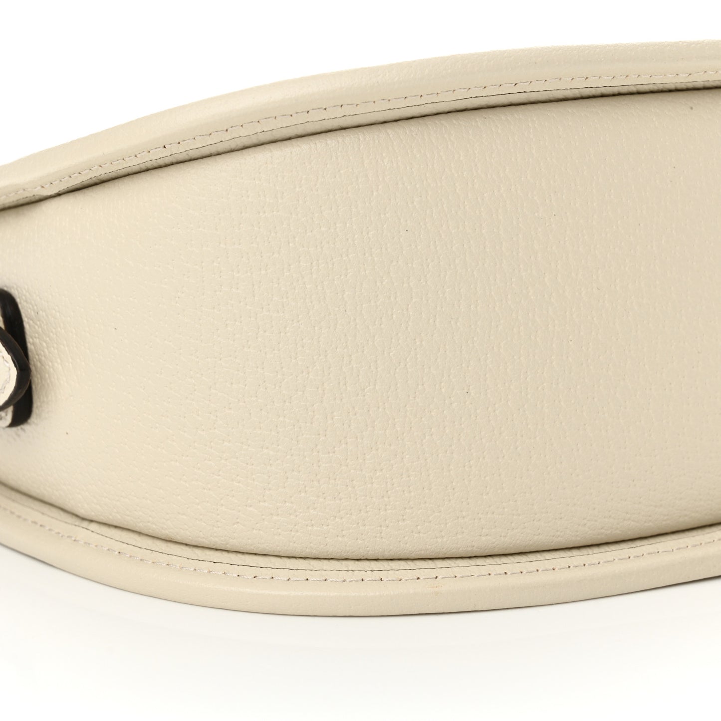 GG Supreme Monogram Web Large Ophidia Shoulder Bag Beige Ebony Mystic White