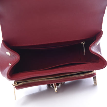 Chanel Caviar Quilted Small Business Affinity Flap Burgundy 5 of 11