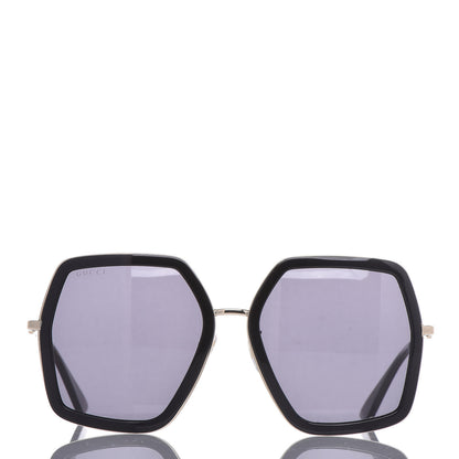 Gucci Acetate Oversize Square Frame GG0106S Sunglasses Black 2 of 7