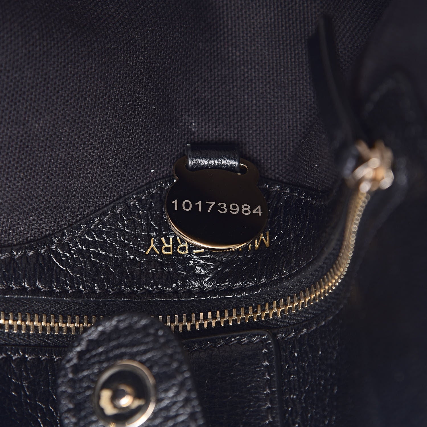 Mulberry Shiny Goatskin Small Bayswater Double Zip Tote Black 9 of 14