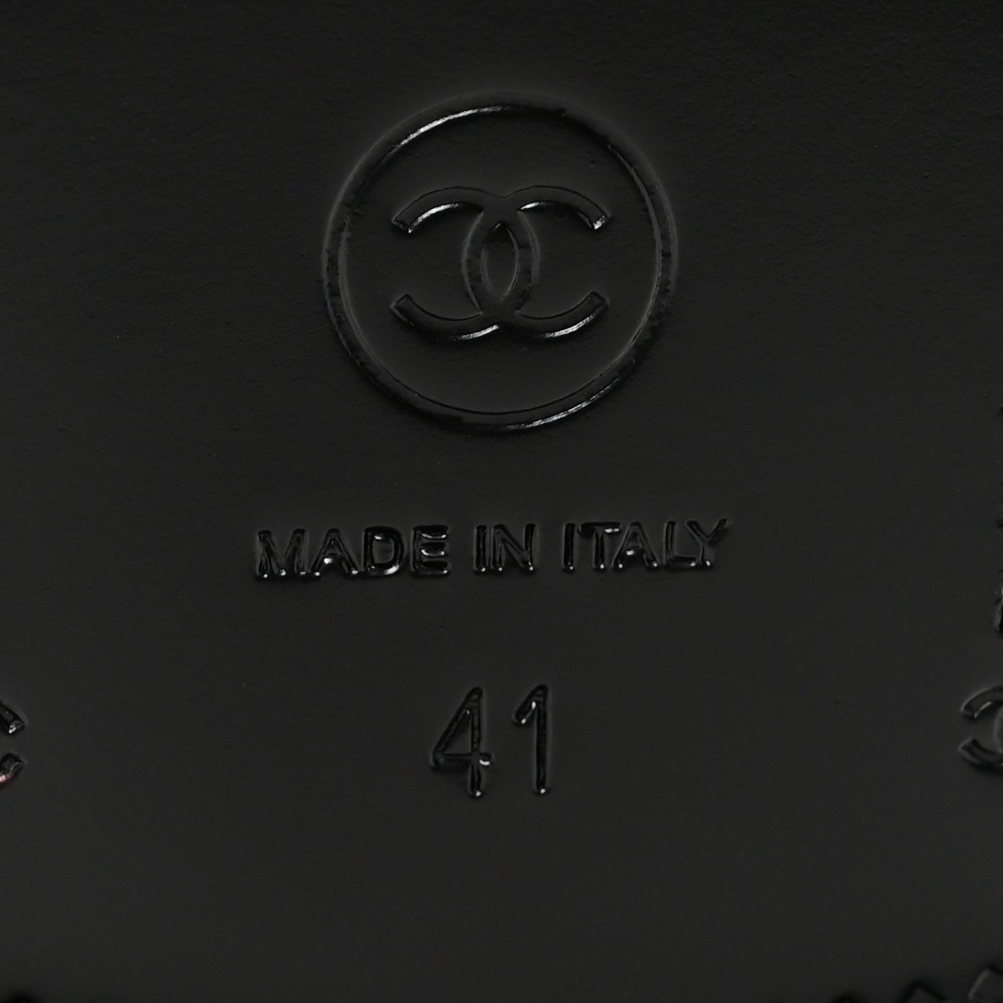 Aged Calfskin CC Ankle Boots 41 Black