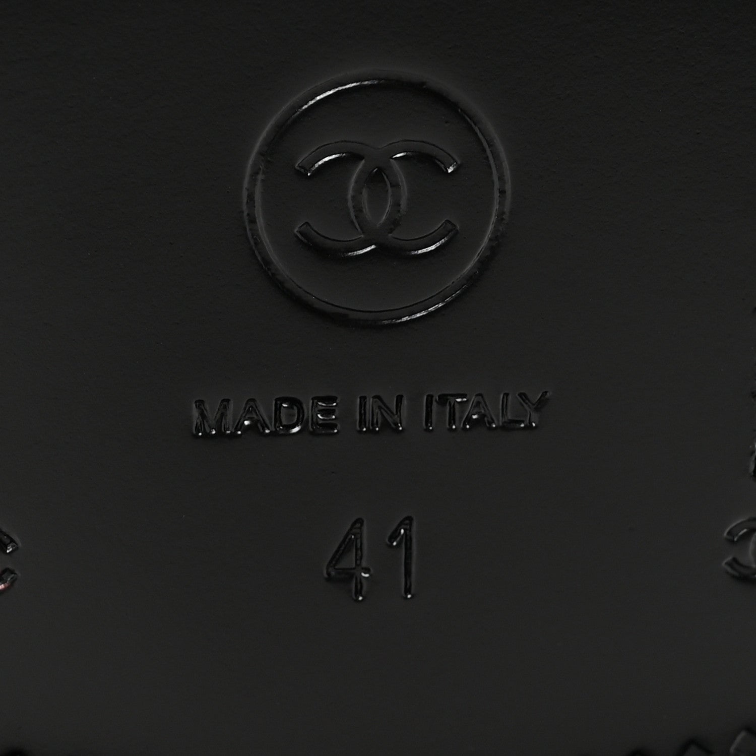 Chanel Aged Calfskin CC Ankle Boots 41 Black 7 of 9