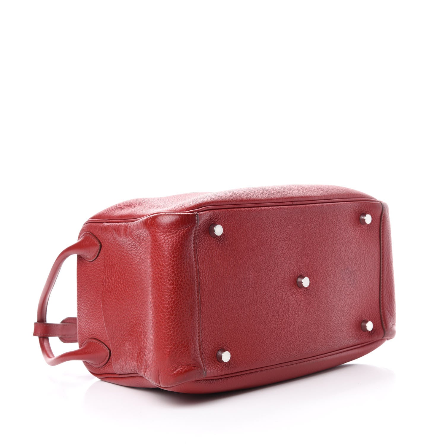 Hermes Taurillon Clemence Lindy 30 Rouge Garance 4 of 14