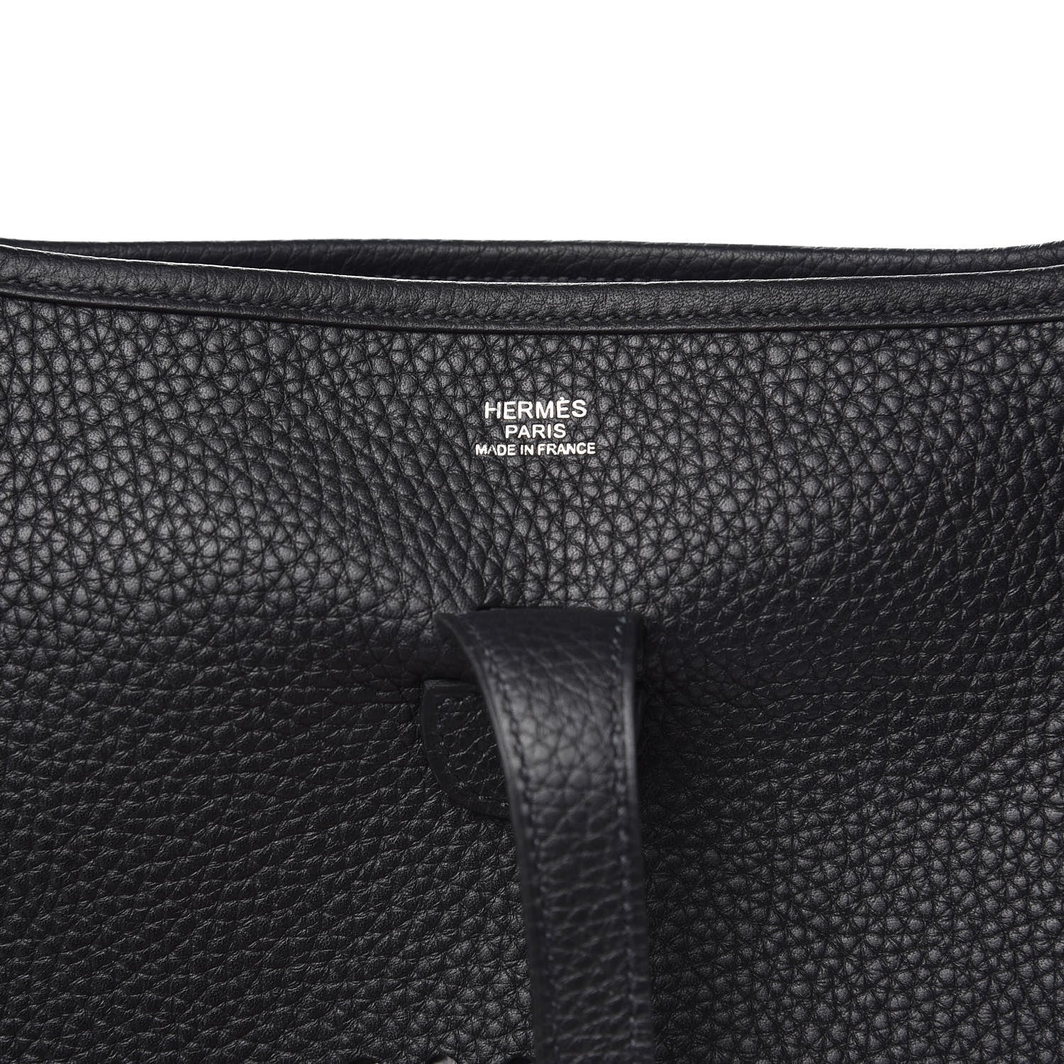 Hermes Taurillon Clemence Evelyne III PM Black 5 of 8
