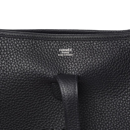 Hermes Taurillon Clemence Evelyne III PM Black 5 of 8