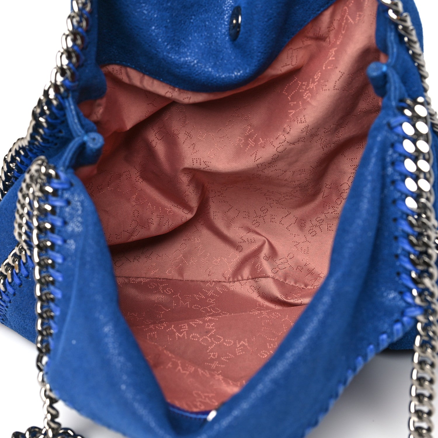 Stella McCartney Shaggy Deer Small Falabella Tote Royal Blue 4 of 10