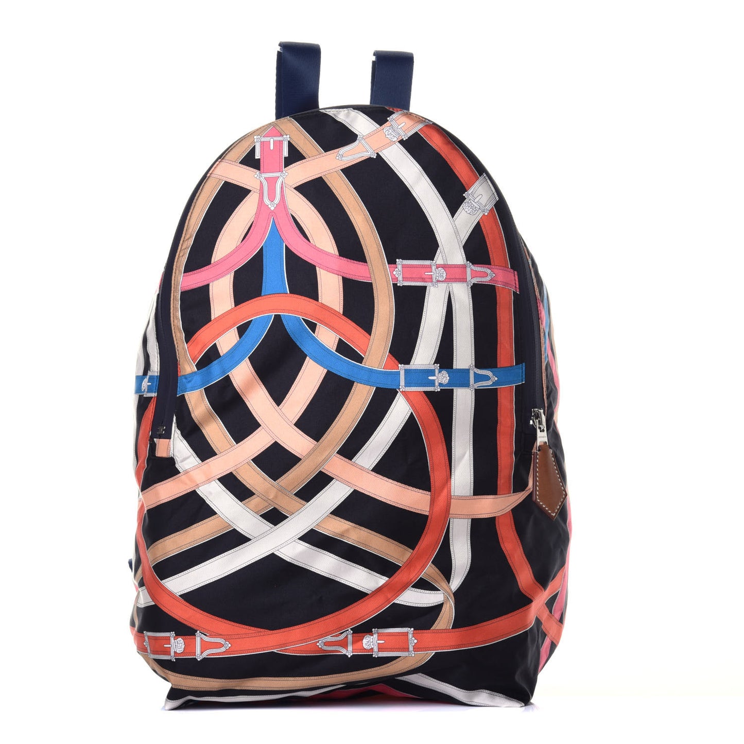 Silk Barenia Cavalcadour Airsilk Backpack Black Bleu Marine Fauve