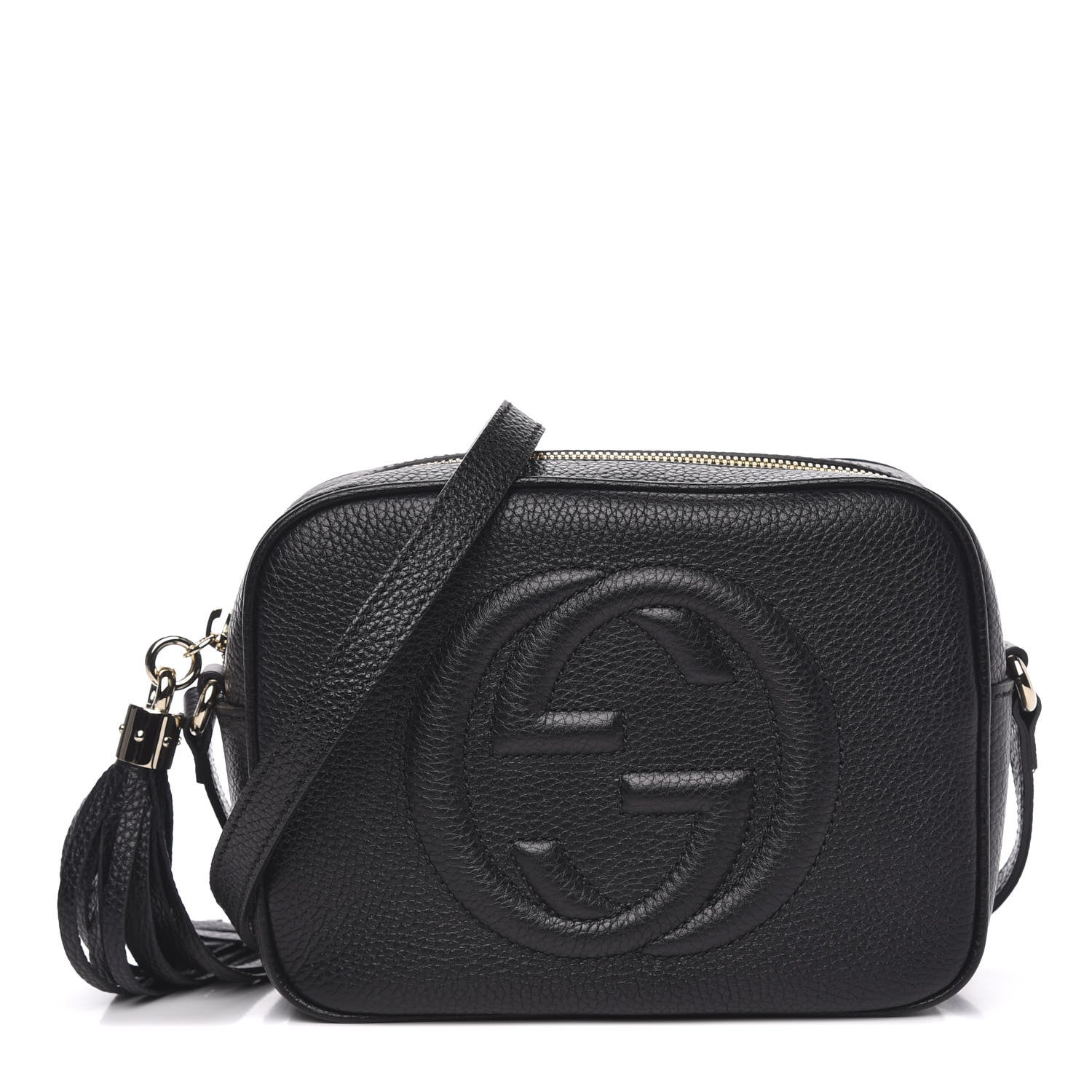 Gucci Pebbled Calfskin Small Soho Disco Bag Black 1 of 9