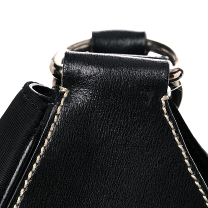 Prada Tessuto Nylon Moon Shoulder Bag Black 15 of 19