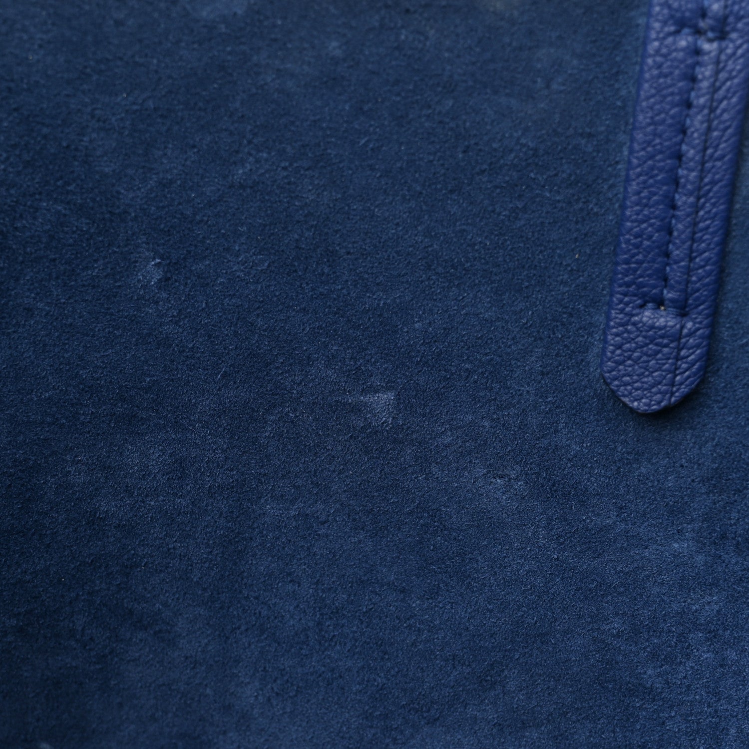 Celine Soft Grained Calfskin Small Belt Cabas Phantom Deep Blue 10 of 16