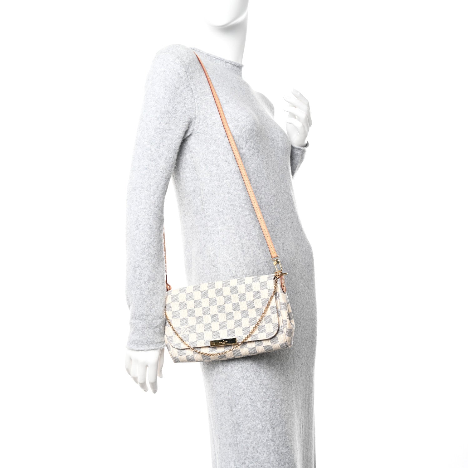 Louis Vuitton Damier Azur Favorite MM 2 of 10
