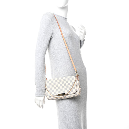 Louis Vuitton Damier Azur Favorite MM 2 of 10