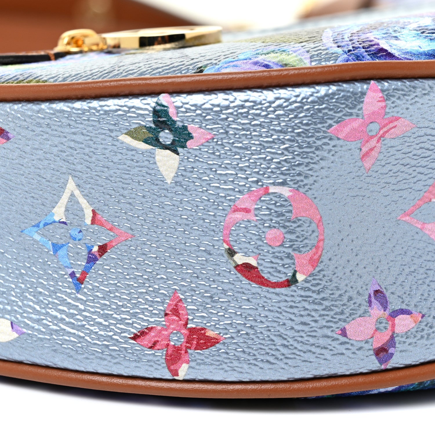 Louis Vuitton Metallic Monogram LV Garden Loop PM Blue 1071216
