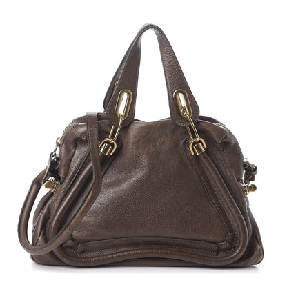 Chloe Calfskin Small Paraty Chocolate 1 of 10