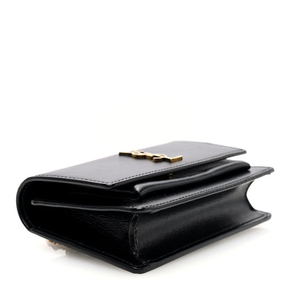 Saint Laurent Smooth Calfskin Sunset Baby Belt Bag Black 4 of 9