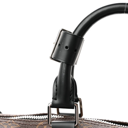 Louis Vuitton Monogram Macassar Keepall Bandouliere 45 10 of 16